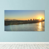 Mississippi River Sunset Leinwand (Insitu (Holzboden))