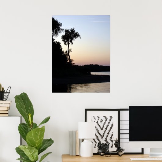 Mississippi River Sunset Poster (Heimbüro)