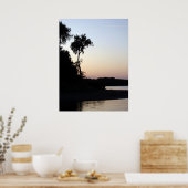 Mississippi River Sunset Poster (Küche)