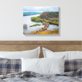 Mississippi River und Wooded Bluffs Leinwanddruck (Insitu (Schlafzimmer))