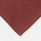 Mississippi Rot Fleecedecke (Ecke)