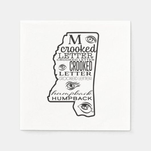 MISSISSIPPI SERVIETTE (Vorderseite)