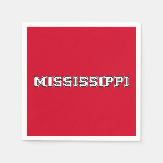 Mississippi Serviette (Vorderseite)