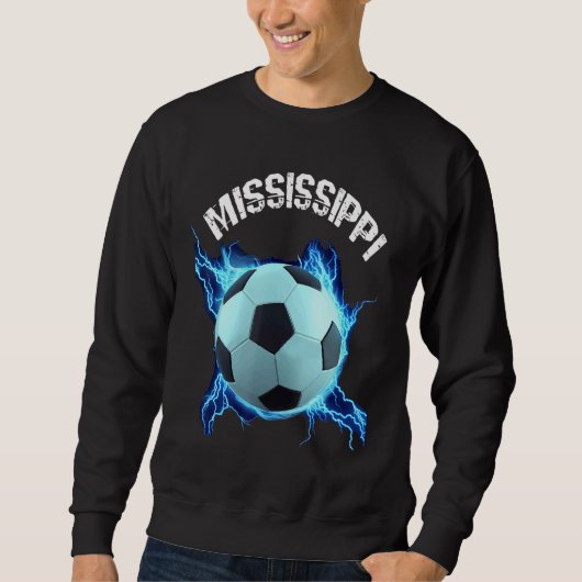 Mississippi Soccer Retro Sweatshirt (Vorderseite)