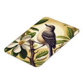 Mississippi Staat Bird Northern Mockingbird Magnet (Linke Seite)