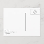 Mississippi Staat Blume Collage Map Postkarte (Rückseite)