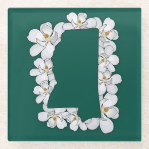 Mississippi Staat Blume Untersetzer