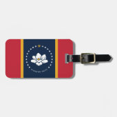 Mississippi-Staat Gepäckanhänger (Vorderseite horizontal)