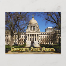 Mississippi Staat Hauptstadt Gebäude, Jackson Postkarte