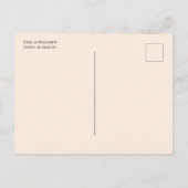 Mississippi Staat Hauptstadt, Jackson Postkarte (Rückseite)