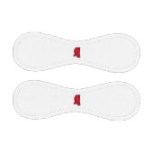 Mississippi Staat Map Silhouette Baseball (Paneele)