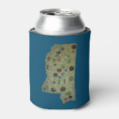 Mississippi Staat Parks Coozie! Dosenkühler (Kanne Vorderseite)
