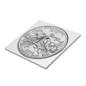 Mississippi Staat Quarter Fliese (Seite)