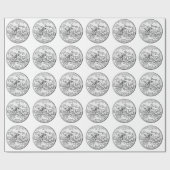 Mississippi Staat Quarter Geschenkpapier (Flach)