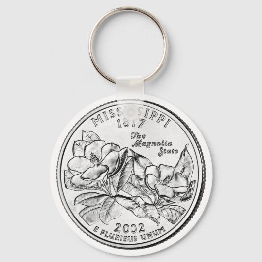 Mississippi Staat Quarter Schlüsselanhänger (Vorderseite)