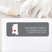 MISSISSIPPI-Staat | Rücksendekennzeichen verschieb (Insitu)