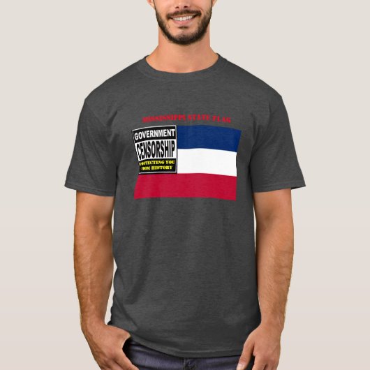 MISSISSIPPI-STAATS-FLAGGE T-Shirt (Vorderseite)