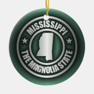 "Mississippi-Stahl 2" Verzierungen Keramikornament