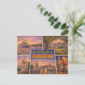 Mississippi State Postkarte (Stehend Vorderseite)