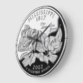 Mississippi State Quarter Clock Große Wanduhr (Winkel)