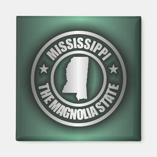 "Mississippi Steel 2"-Magnete Magnet (Vorne)