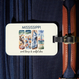 Mississippi – Süße Brise und seelenvolle Himmel Gepäckanhänger