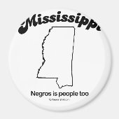 MISSISSIPPI - T - Shirt "MISSISSIPPI STAAT MOTTO" Magnet (Vorne)