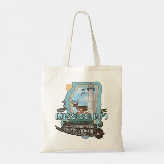 Mississippi-Tasche Tragetasche (Rückseite)