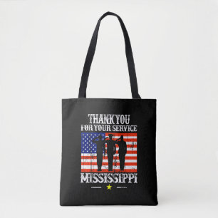 Mississippi Tote Bag Leinwand Tasche