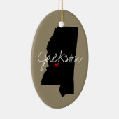Mississippi Town Keramikornament (Rechts)