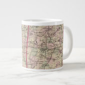Mississippi und Alabama Jumbo-Tasse (Vorderseite Rechts)