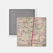 Mississippi und Alabama Magnet (Vorderseite/Rückseite)