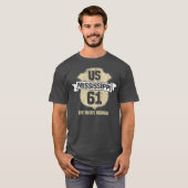 Mississippi US 61 Blues Highway T-Shirt (Vorne ganz)
