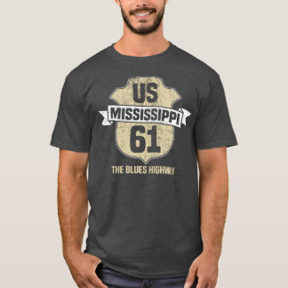 Mississippi US 61 Blues Highway T-Shirt