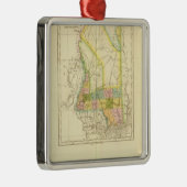 Mississippi US Silbernes Ornament (Rechts)