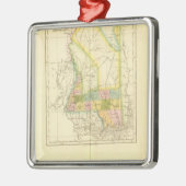 Mississippi US Silbernes Ornament (Links)