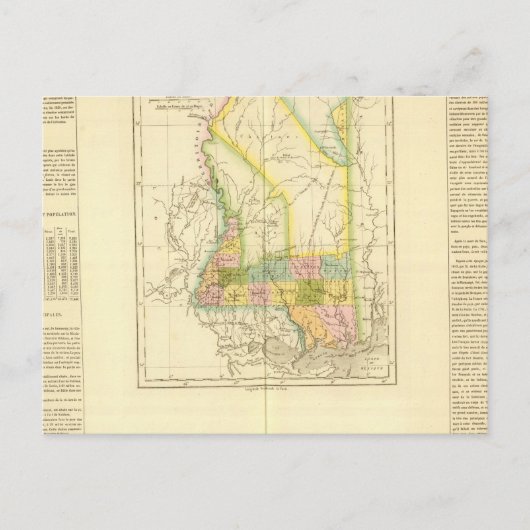 Mississippi USA Postkarte (Vorderseite)