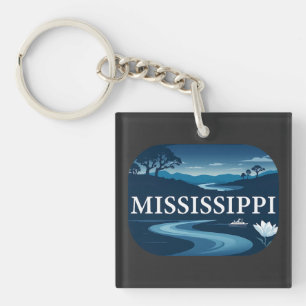 Mississippi USA Schlüsselanhänger