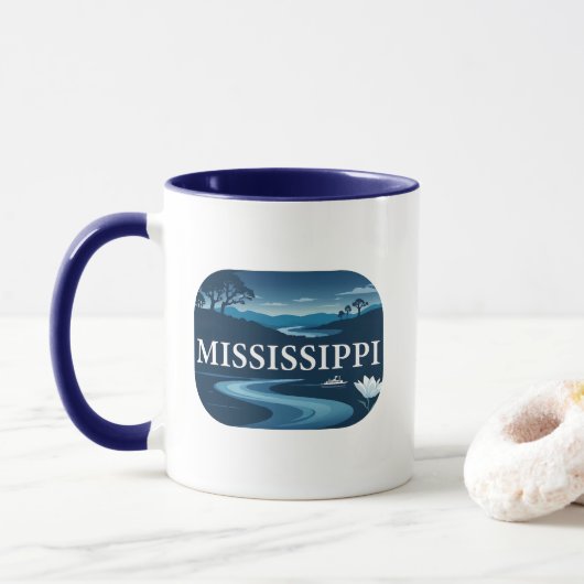 Mississippi USA Tasse (Mit Donut)