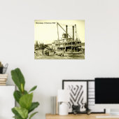 Mississippi Vicksburg Print Poster (Heimbüro)