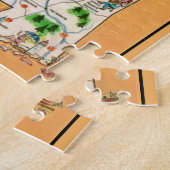 Mississippi Vintage Karte Puzzle (Seite)