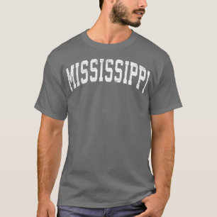 Mississippi Vintager Sporttext T-Shirt