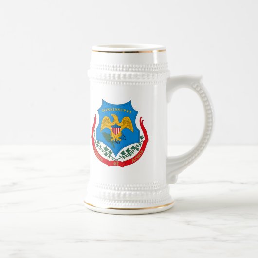 Mississippi-Wappen Tasse (Rechts)
