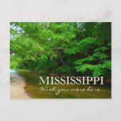 MISSISSIPPI - Wish you were here - McGehee Creek Postkarte (Vorderseite)