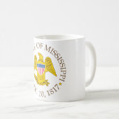 Mississippi-Zeichen Kaffeetasse (VorderseiteRechts)