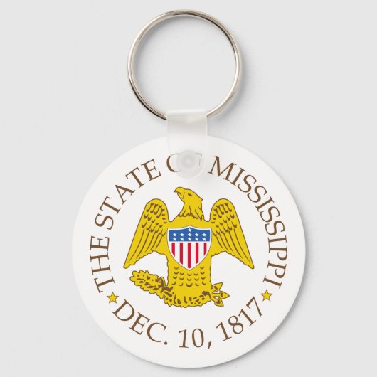 Mississippi-Zeichen Schlüsselanhänger (Vorderseite)