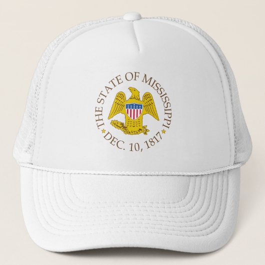 Mississippi-Zeichen Truckerkappe (Vorderseite)