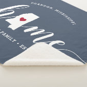 Mississippi Zuhause Staat Personalisiert Sherpadecke (3/4)