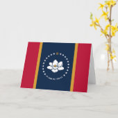 Mississippian Flag, Flag of Mississippi Karte (Gelbe Blume)