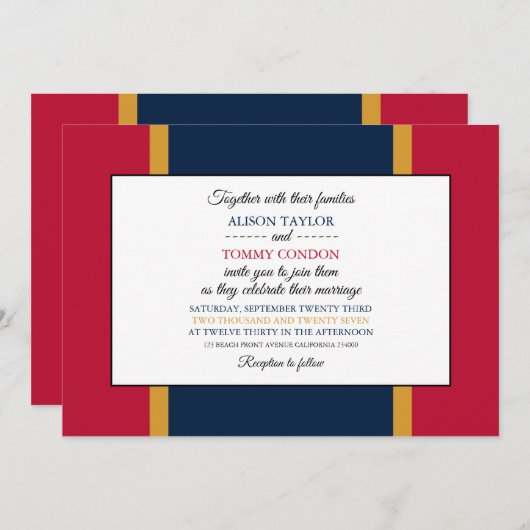 Mississippische Flagge, Flagge von Mississippi Hoc Einladung (Vorne/Hinten)